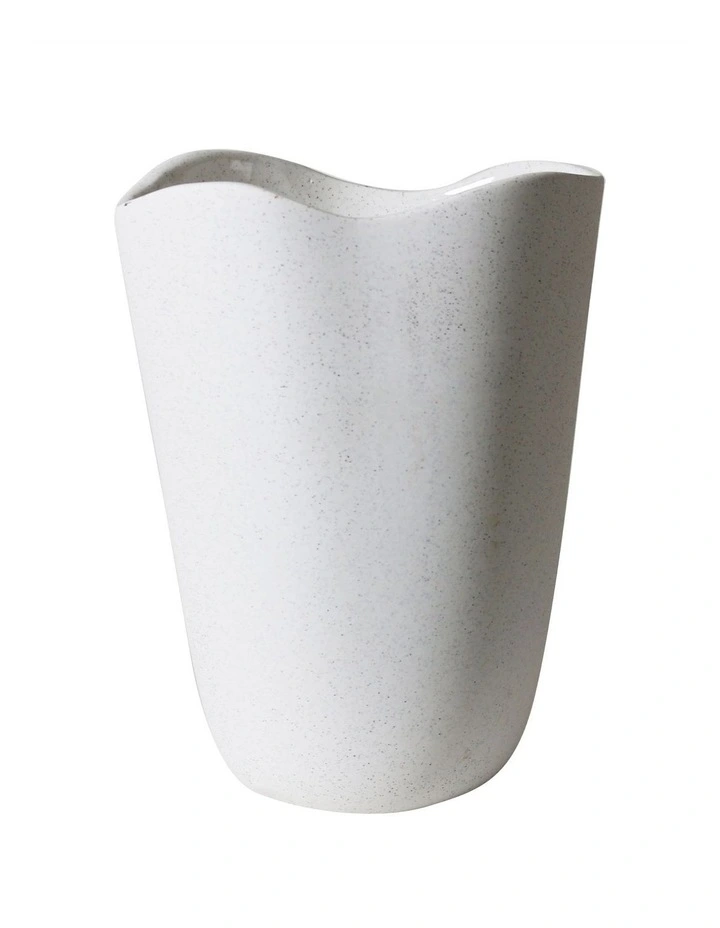 Ocean Large Vase White Speckle image 1