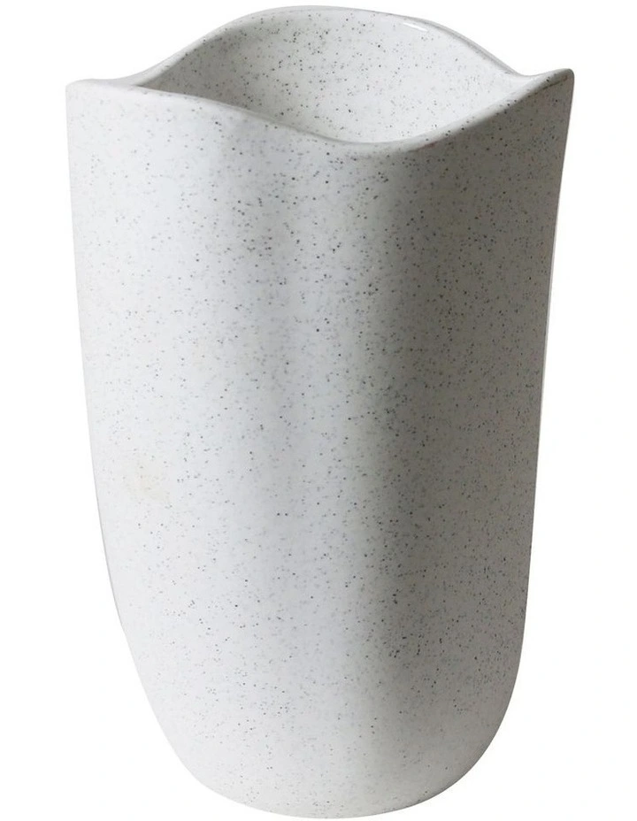 Ocean Small Vase White Speckle image 3
