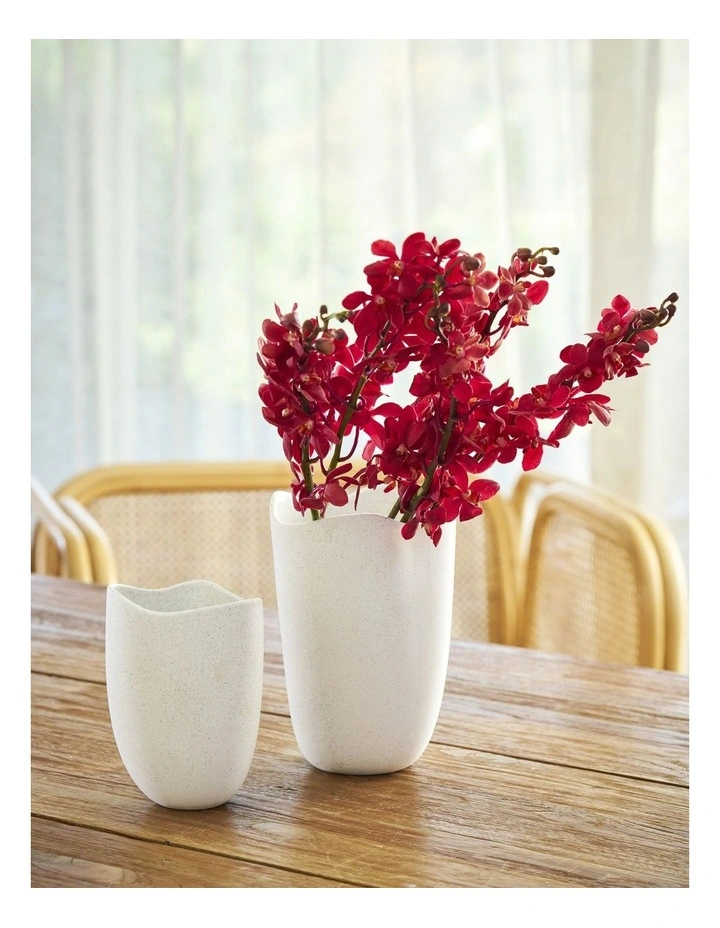 Ocean Small Vase White Speckle image 4