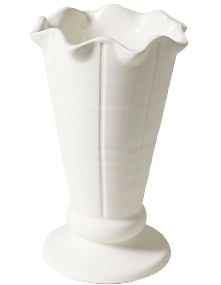 Trophy Life Violet Vase in Vintage White image 1