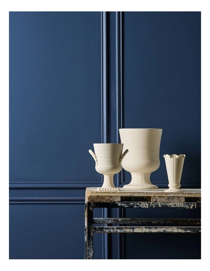 Trophy Life Violet Vase in Vintage White image 2