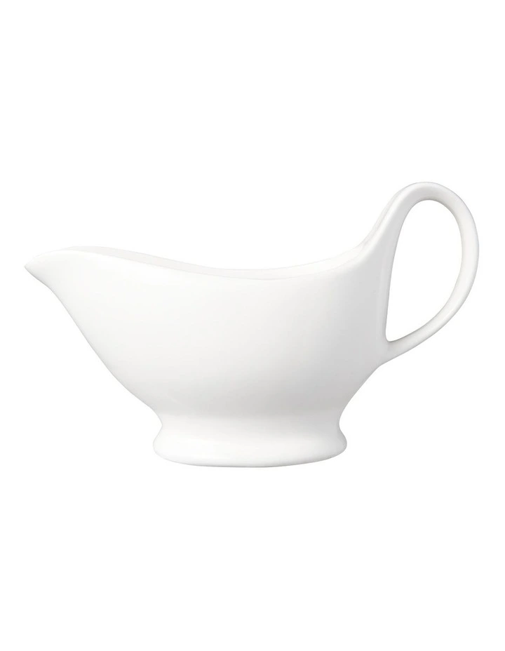 White Basics Gravy Boat 0.4L in White image 1