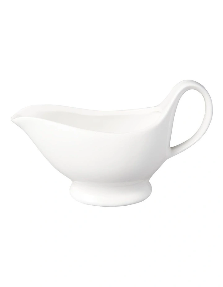 White Basics Gravy Boat 0.4L in White image 2