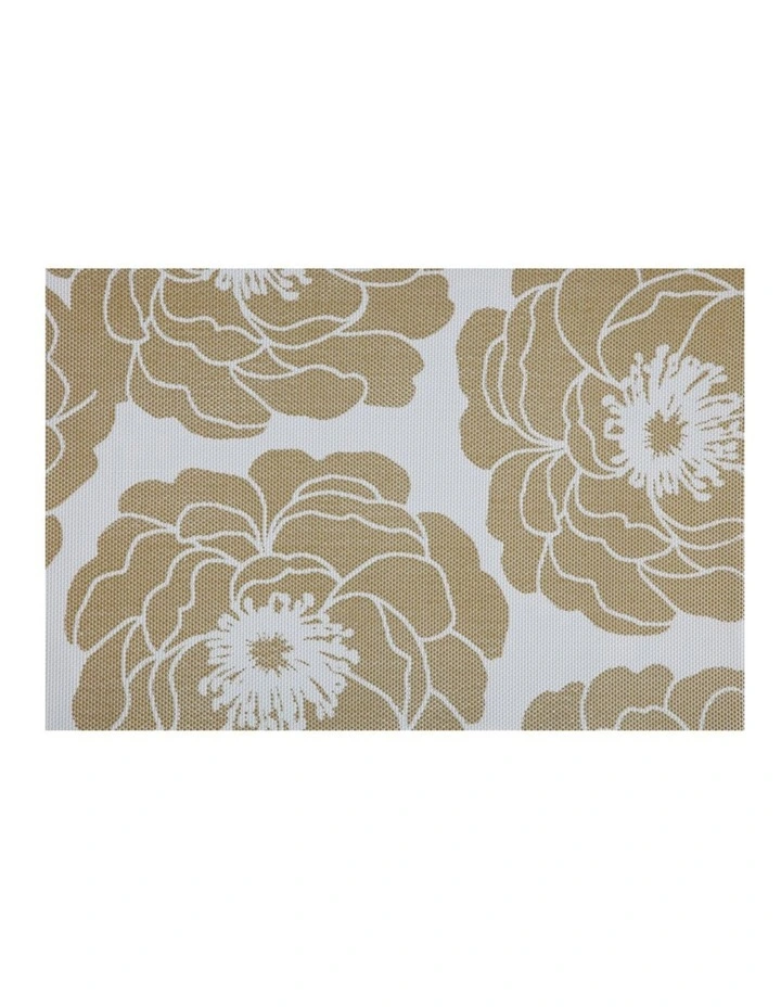 Camellia Placemat 45x30cm in Gold image 1