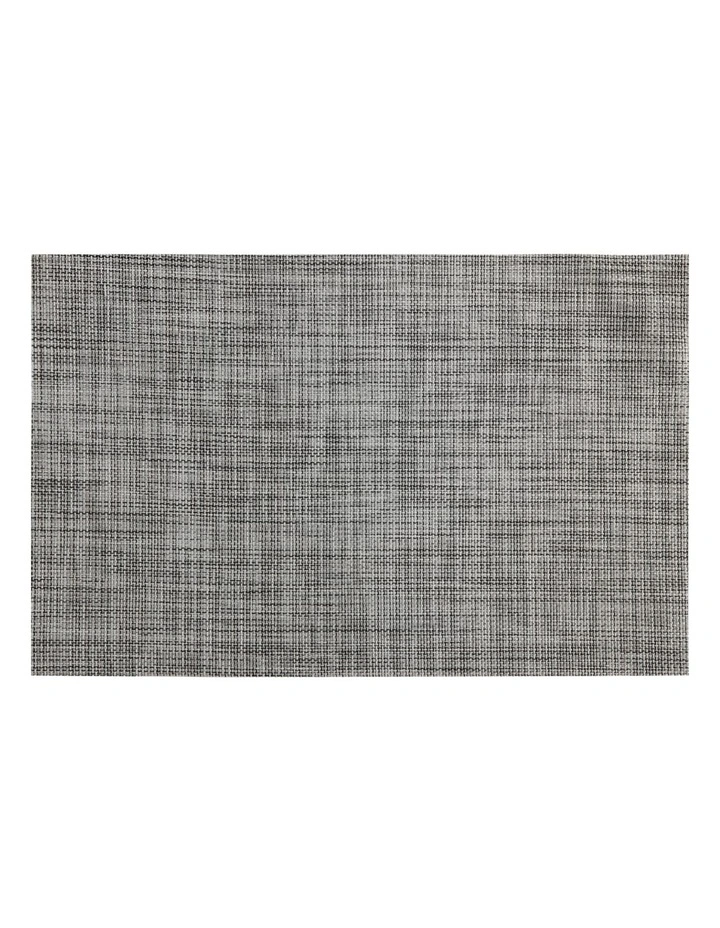 Placemat Crosshatch 45x30cm in Grey image 1