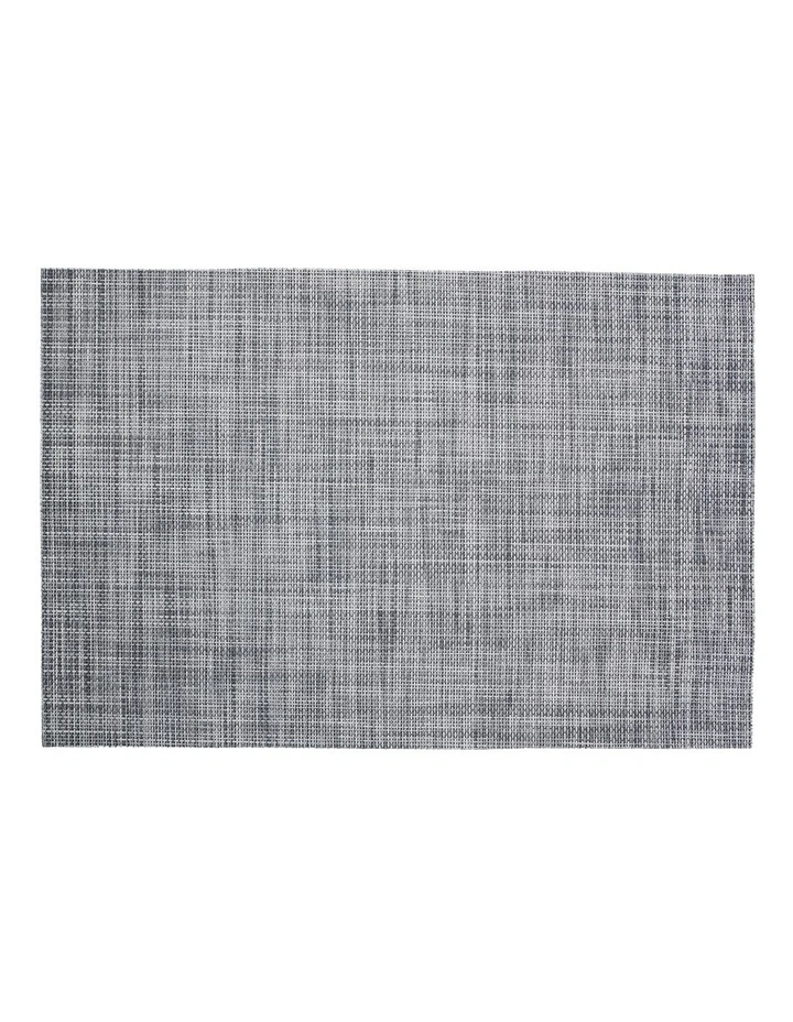 Placemat Crosshatch 45x30cm in Grey image 1