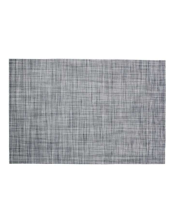 Placemat Crosshatch 45x30cm in Grey image 1