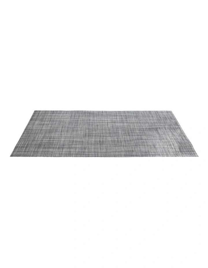 Placemat Crosshatch 45x30cm in Grey image 2