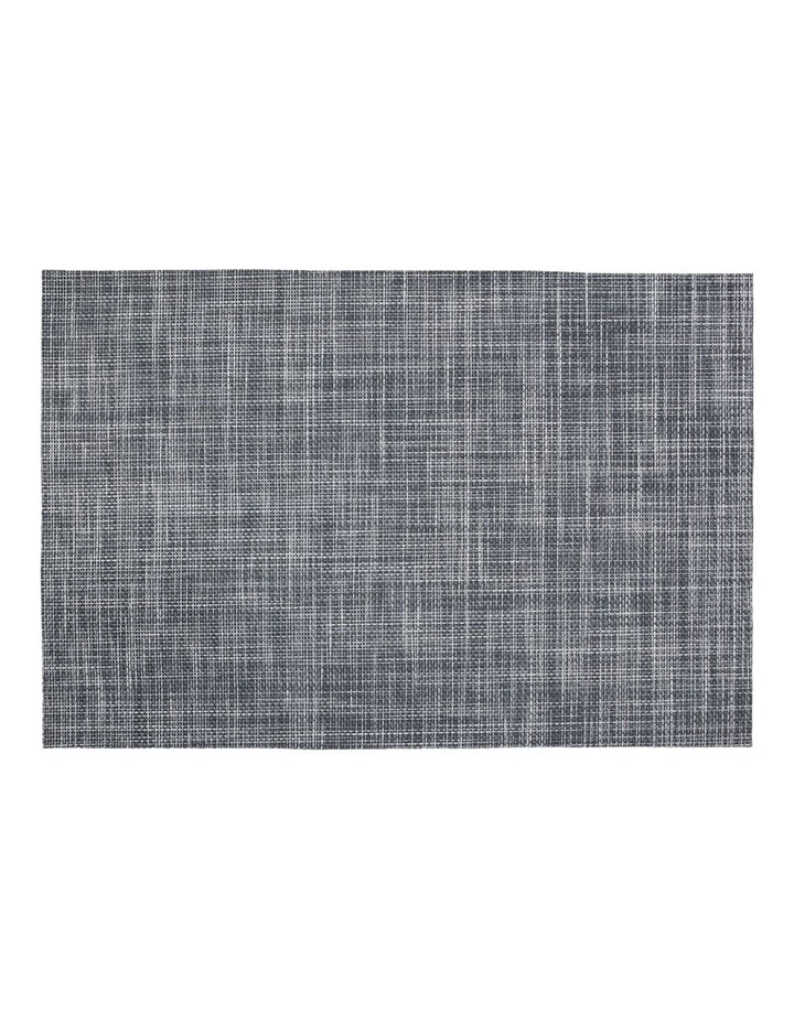Placemat Crosshatch 45x30cm in Grey image 3