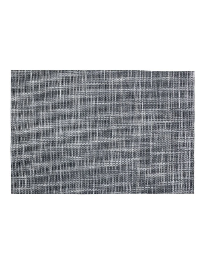 Placemat Crosshatch 45x30cm in Grey image 3