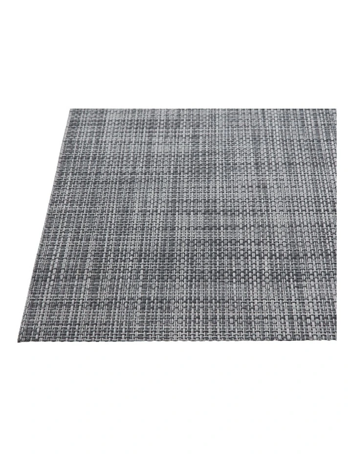 Placemat Crosshatch 45x30cm in Grey image 4