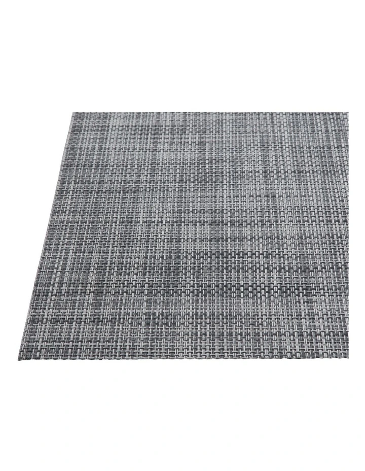 Placemat Crosshatch 45x30cm in Grey image 4