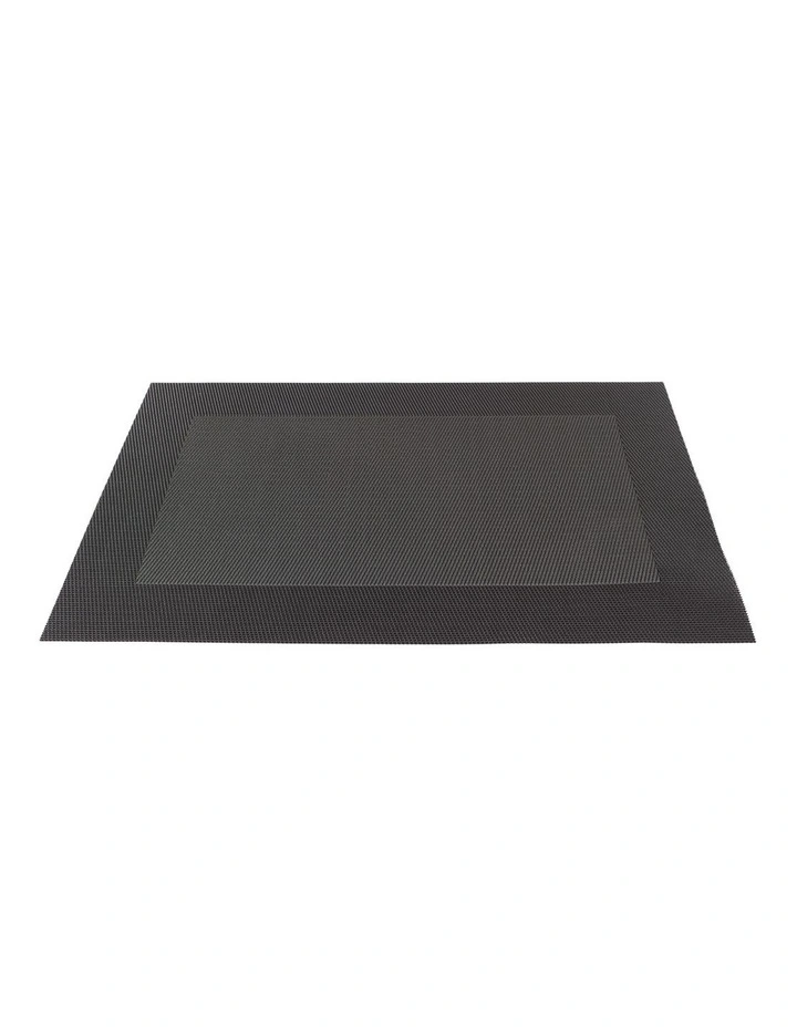 Placemat Wide Border 45x30cm in Charcoal image 2