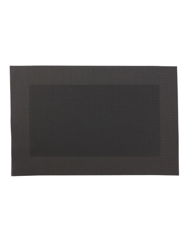 Placemat Wide Border 45x30cm in Charcoal image 3