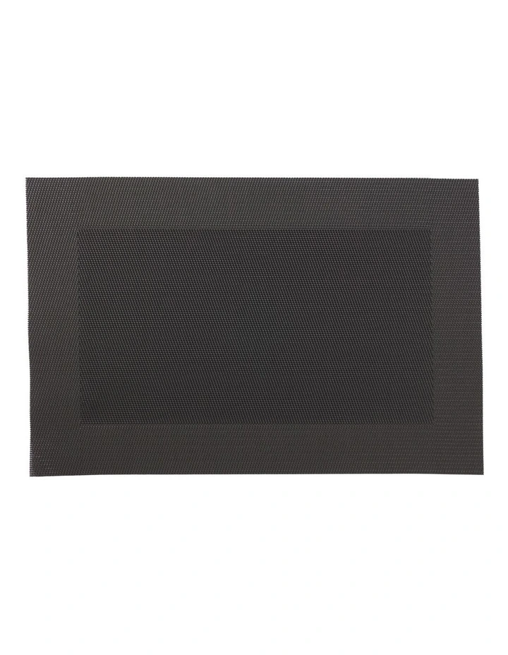 Placemat Wide Border 45x30cm in Charcoal image 3