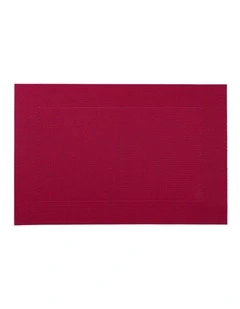 Wide Border Placemat 45x30cm in Red