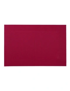 Wide Border Placemat 45x30cm in Red