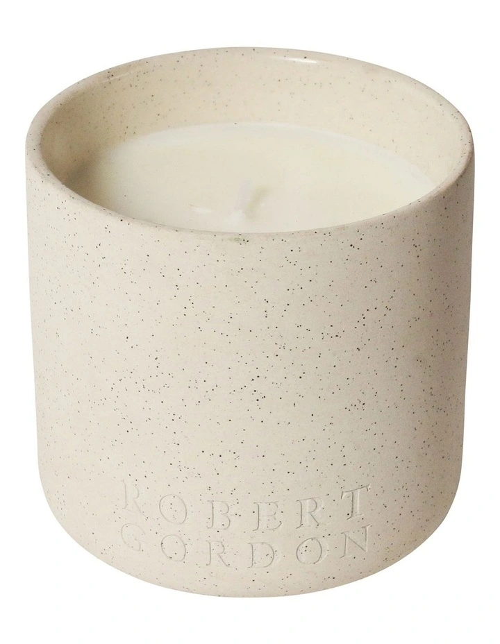 Life On Earth Green Tea Neroli Fragrance Candle in Natural Speckle image 1