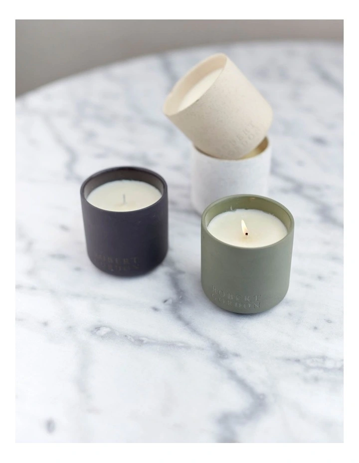Life On Earth Green Tea Neroli Fragrance Candle in Natural Speckle image 3