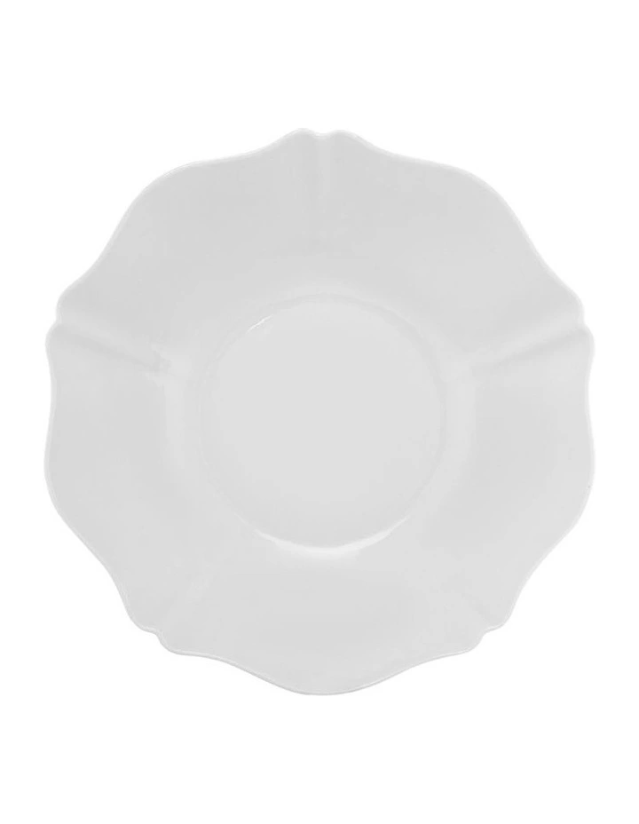 Florence Scallop Serving Bowl 25x7.5cm in White image 2