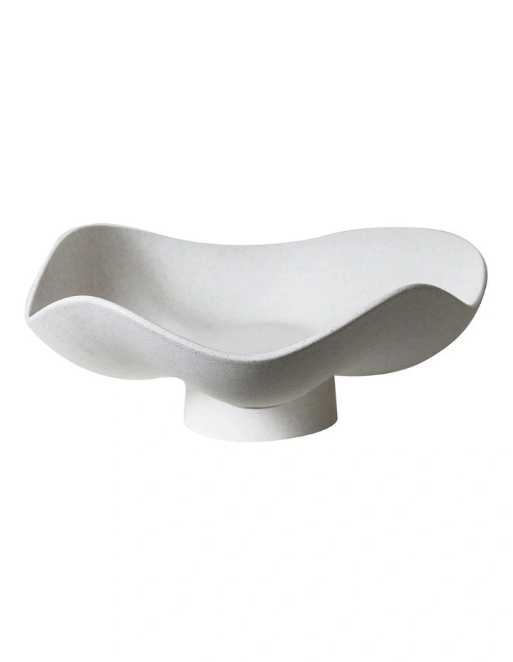 Ocean Elevated Fruit Bowl White Speckle image 3