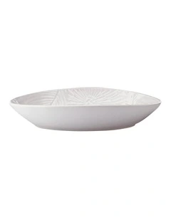 Panama Oval Serving Bowl 24x17cm Gift Boxed in White