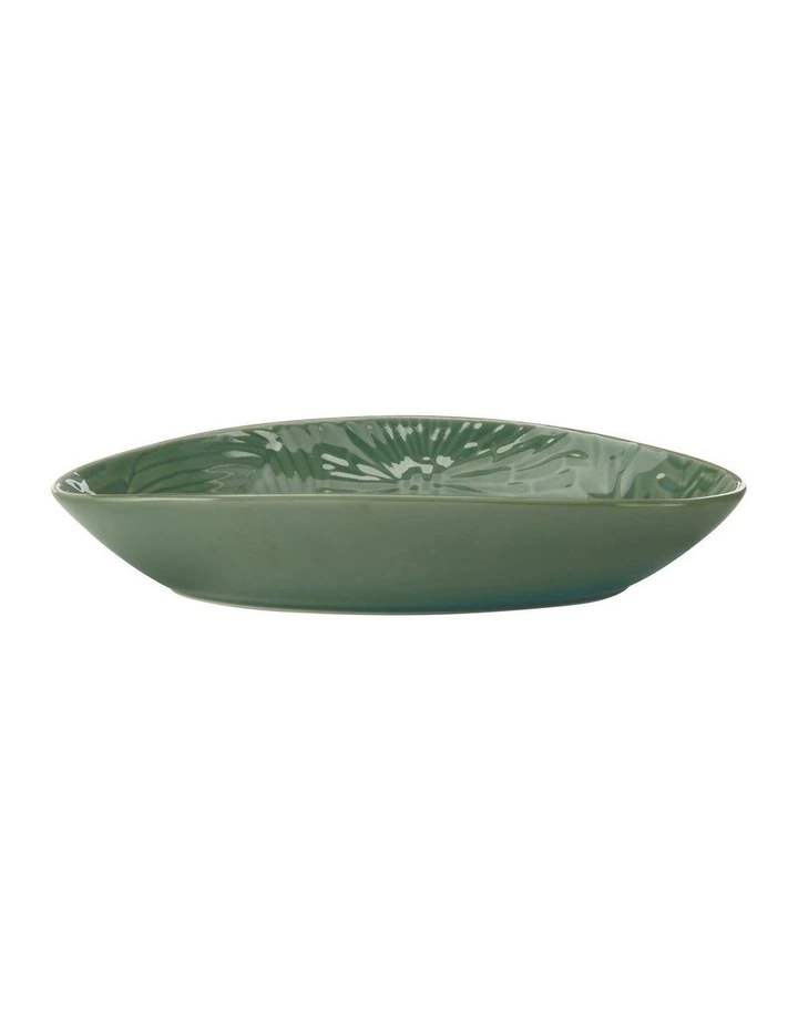 Panama Oval Serving Bowl 24x17cm Gift Boxed in Kiwi image 1