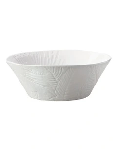 Panama Round Serving Bowl 25cm Gift Boxed in White