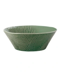 Panama Round Serving Bowl 25cm Gift Boxed in Kiwi
