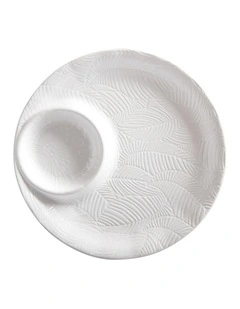 Panama Chip & Dip 32cm Gift Boxed in White