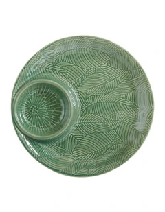 Panama Chip & Dip 32cm Gift Boxed in Kiwi