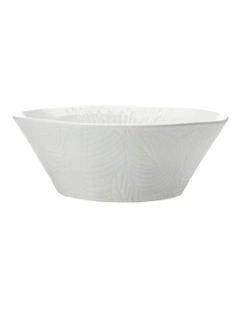 Panama Conical Bowl Flower 15cm in White