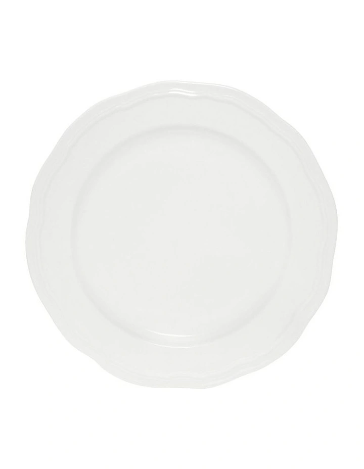 Florence Scallop Platter 33cm in White image 1