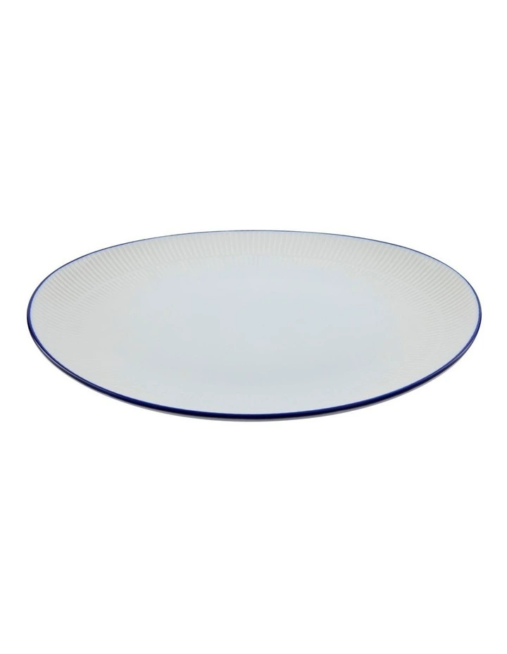 Oval Platter 37x31cm in White image 2