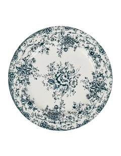 Rosetta Round Platter 36cm Gift Boxed in Antique Blue