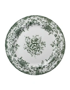 Rosetta Round Platter 36cm Gift Boxed in Antique Green
