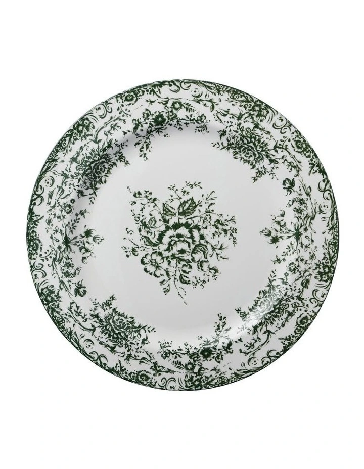 Rosetta Round Platter 36cm Gift Boxed in Antique Green image 1