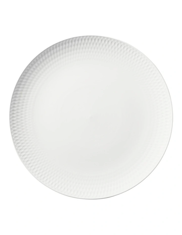 White Basics Diamonds Gift Boxed Round Platter 36cm in White image 1