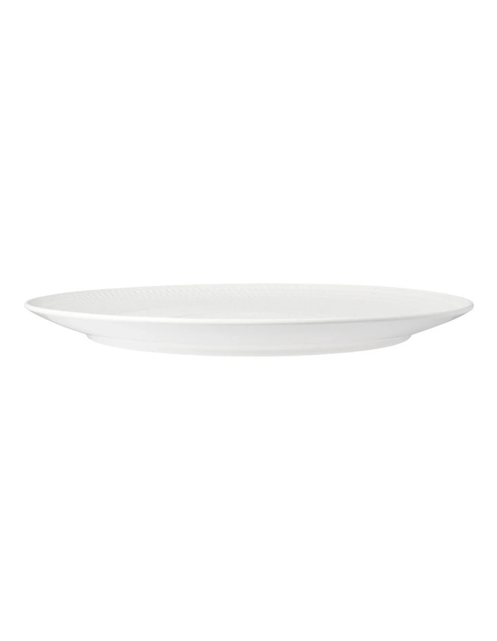 White Basics Diamonds Gift Boxed Round Platter 36cm in White image 3