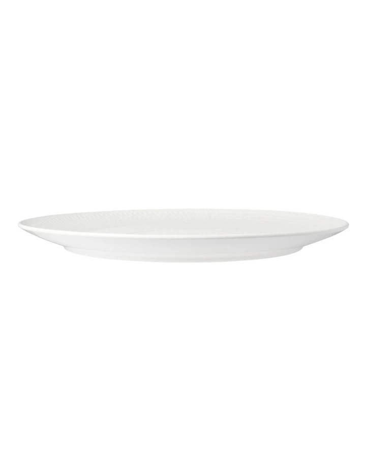White Basics Diamonds Gift Boxed Round Platter 36cm in White image 3