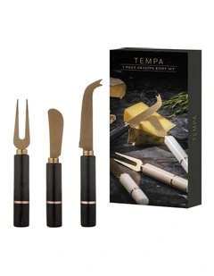 Emerson Grazing Knife Set 3 Piece in Black