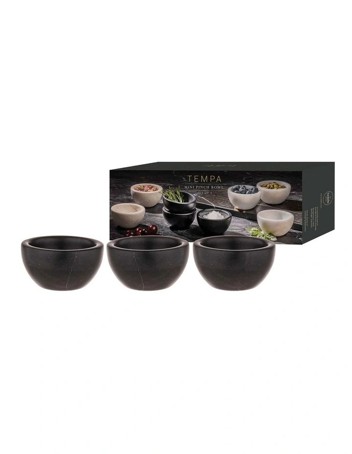Emerson Mini Pinch Bowl 3 Pack in Black image 1