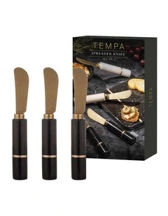 Emerson Spreader Knife 3 Piece in Black