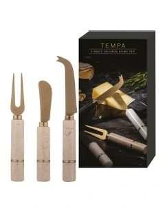 Emerson Grazing Knife Set 3 Piece in Champagne