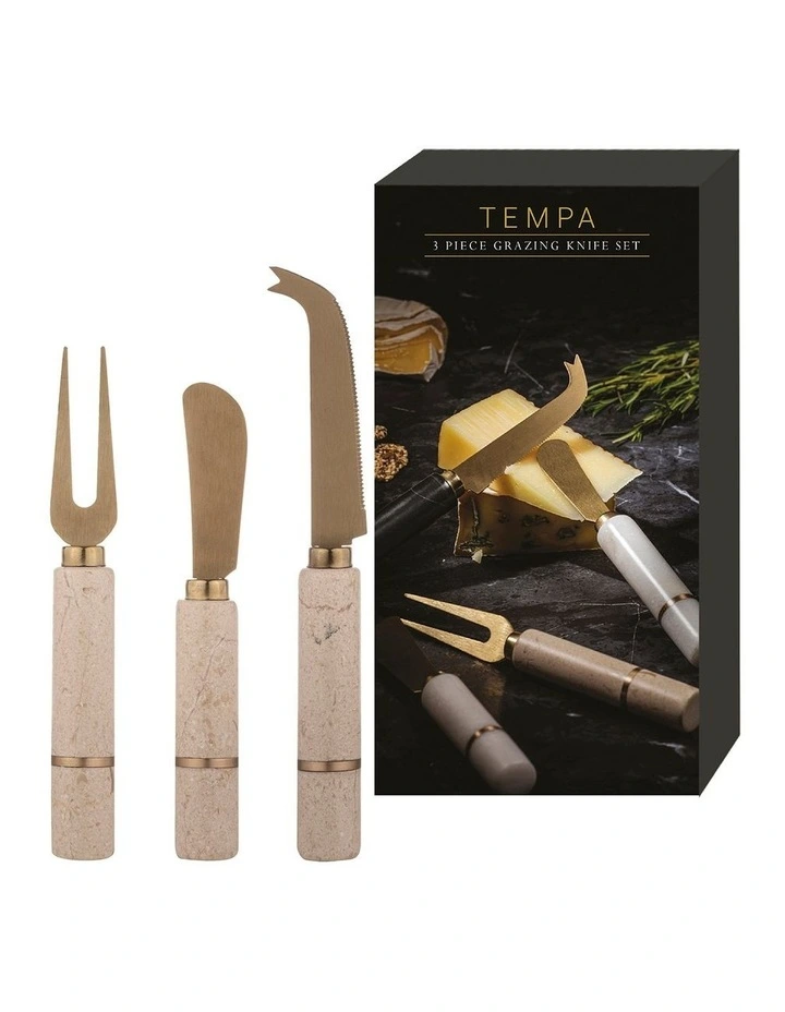 Emerson Grazing Knife Set 3 Piece in Champagne image 1