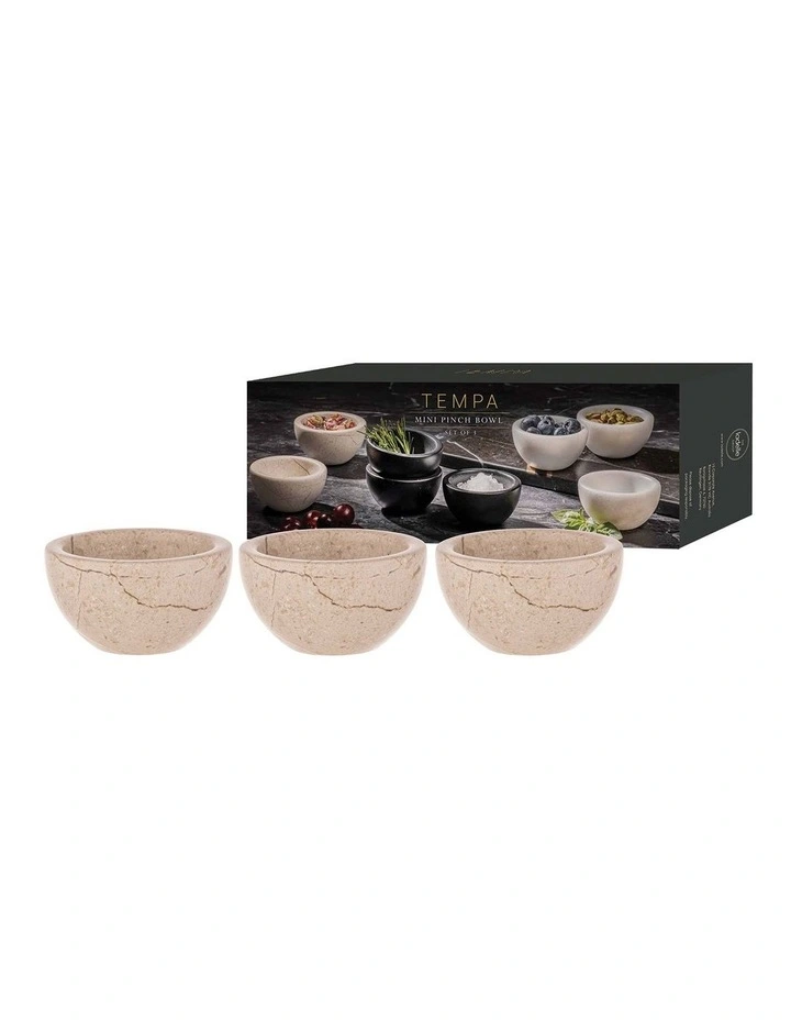 Emerson Mini Pinch Bowl 3 Pack in Champagne image 1
