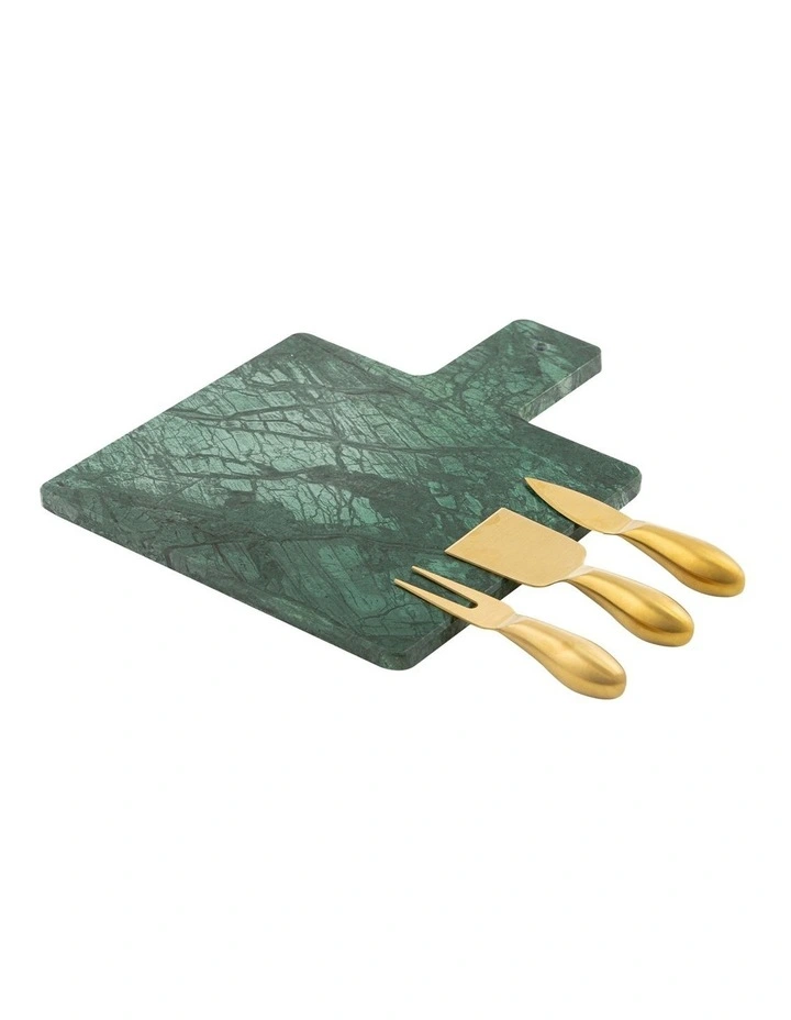 Kira Green 4pc Cheese Set image 1
