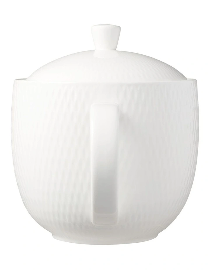 White Basics Diamonds Teapot 900ml Gift Boxed in White image 3