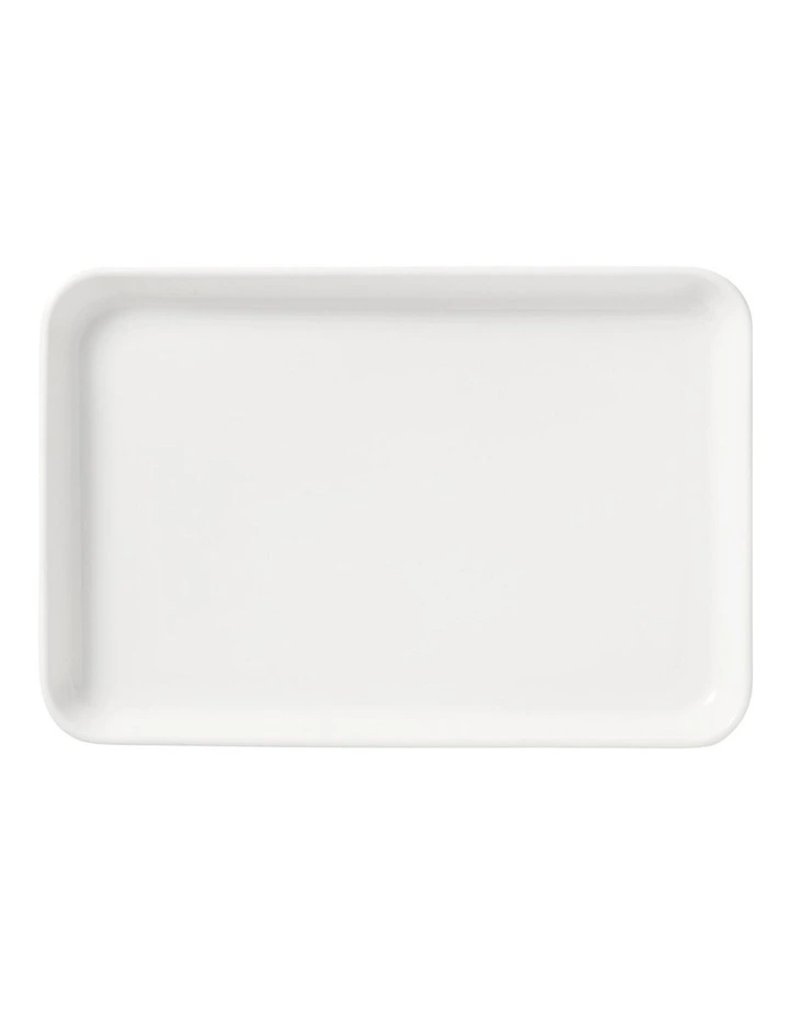 Whites Basics Diamonds Butter Dish Gift Boxed in White image 4