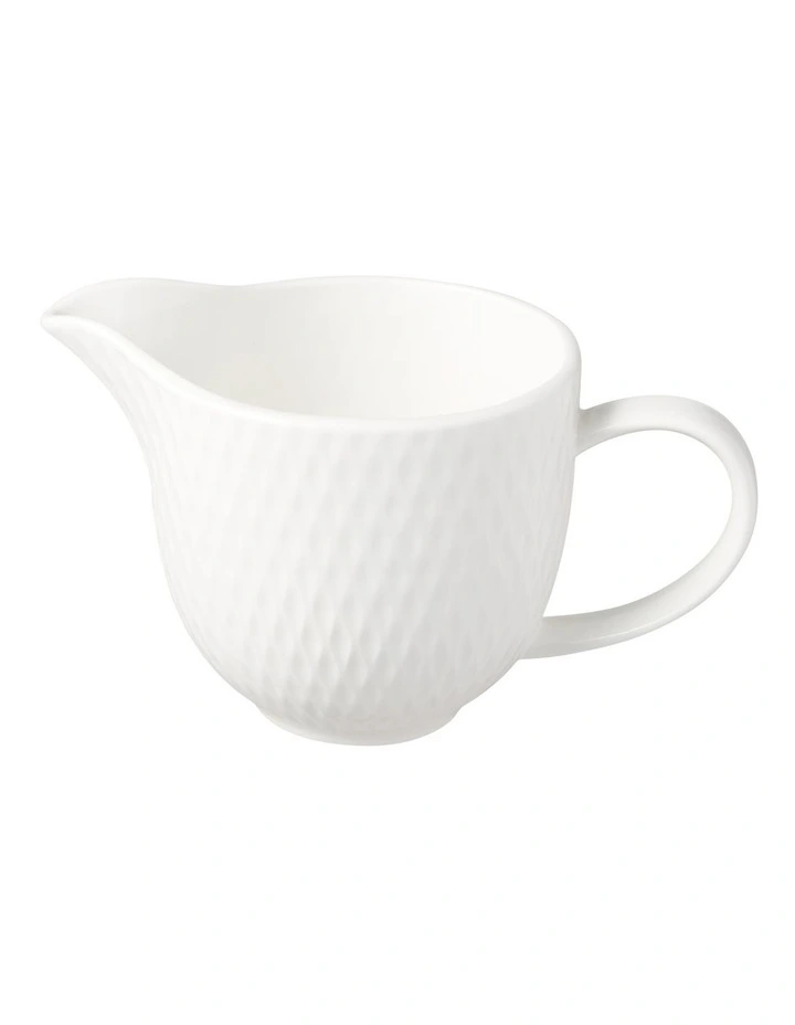 White Basics Diamonds Creamer 190ml Gift Boxed in White image 2